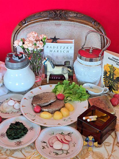 Taffelspitz, a dish that appears in 'The Radetzky March', by Joseph Roth, whose recipe is included in 'Cocina de autor', published by Ladera Norte.