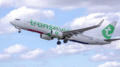 Avión de la 'low cost' Transavia.