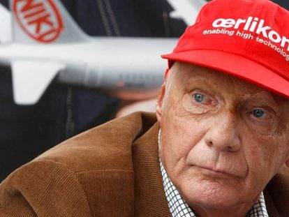 Imagen de Niki Lauda en el año 2009, cuando aún era propietario de la aerolínea Niki.