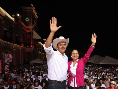 Roberto Sandoval, exgobernador de Nayarit, después de haber ganado la elección en 2011.