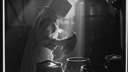 Monks at the Grande Chartreuse, Dauphine, France