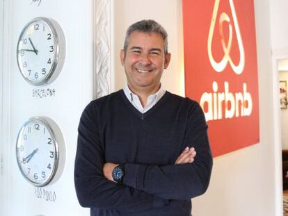 Arnaldo Mu&ntilde;oz, director general de Airbnb para Espa&ntilde;a y Portugal.