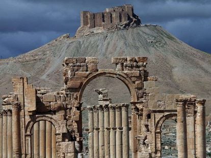 Situada a 240 kilómetros al noreste de Damasco abre la vía hacia el valle del río Éufrates. En la imagen, Templo de Bel en la Palmira, Siria.