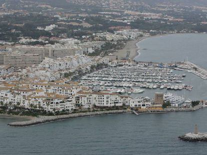 Vista aérea de Marbella (Málaga).