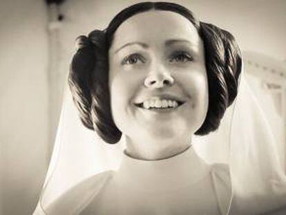 La ‘actriz fantasma’ que reencarnó a la princesa Leia de Carrie Fisher