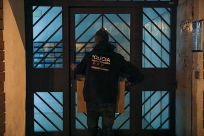 Los Mossos d'Esquadra, en una imagen de archivo de un operativo policial.