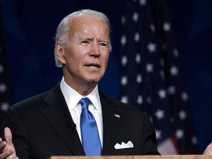 Joe Biden, el 20 de agosto en Wilmington (Delaware, EE UU).