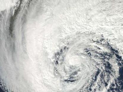 Imagen del huracán Sandy, en 2012.