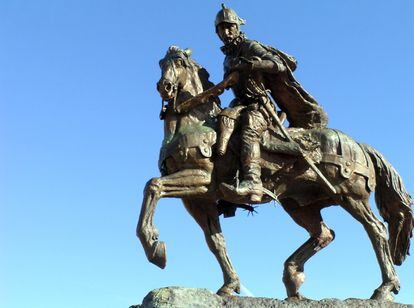 Estatua de Juan de Oñate, en Nuevo México (EE UU).