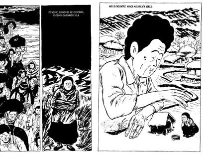 Viñetas de 'La espera', el cómic de Keum Suk Gendry-Kim.