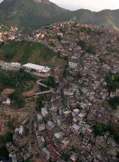 Favelas en Río de Janeiro.