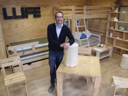 Muebles Lufe, rebautizada como “el Ikea vasco”, multiplica sus ventas en Internet con muebles de madera maciza a bajo coste