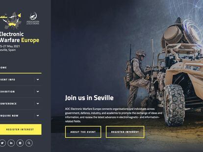 Página web de la Electronic Warfare Europe.