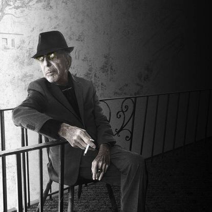 Leonard Cohen, en la portada del disco 'You Want It Darker', el último álbum que publicó en vida.
