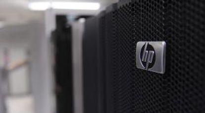 Vista de un dispositivo de Hewlett-Packard (HP).