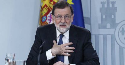 El presidente del Gobierno, Mariano Rajoy, el pasado viernes.