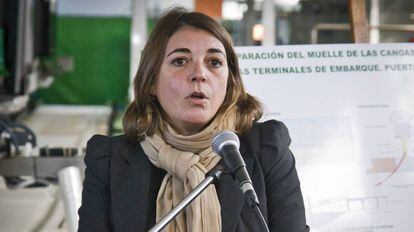 La diputada de IU, Elena Cort&eacute;s.