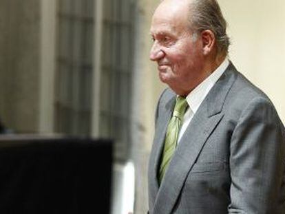 El Rey Juan Carlos durante la audiencia ofrecida al presidente del Consejo de Direcci&oacute;n de Volkswagen.