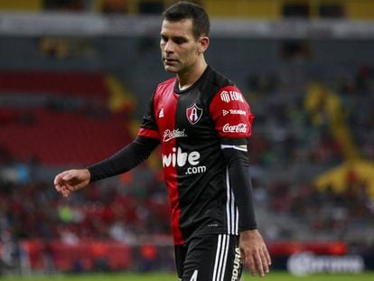 Márquez, durante un partido con Atlas.