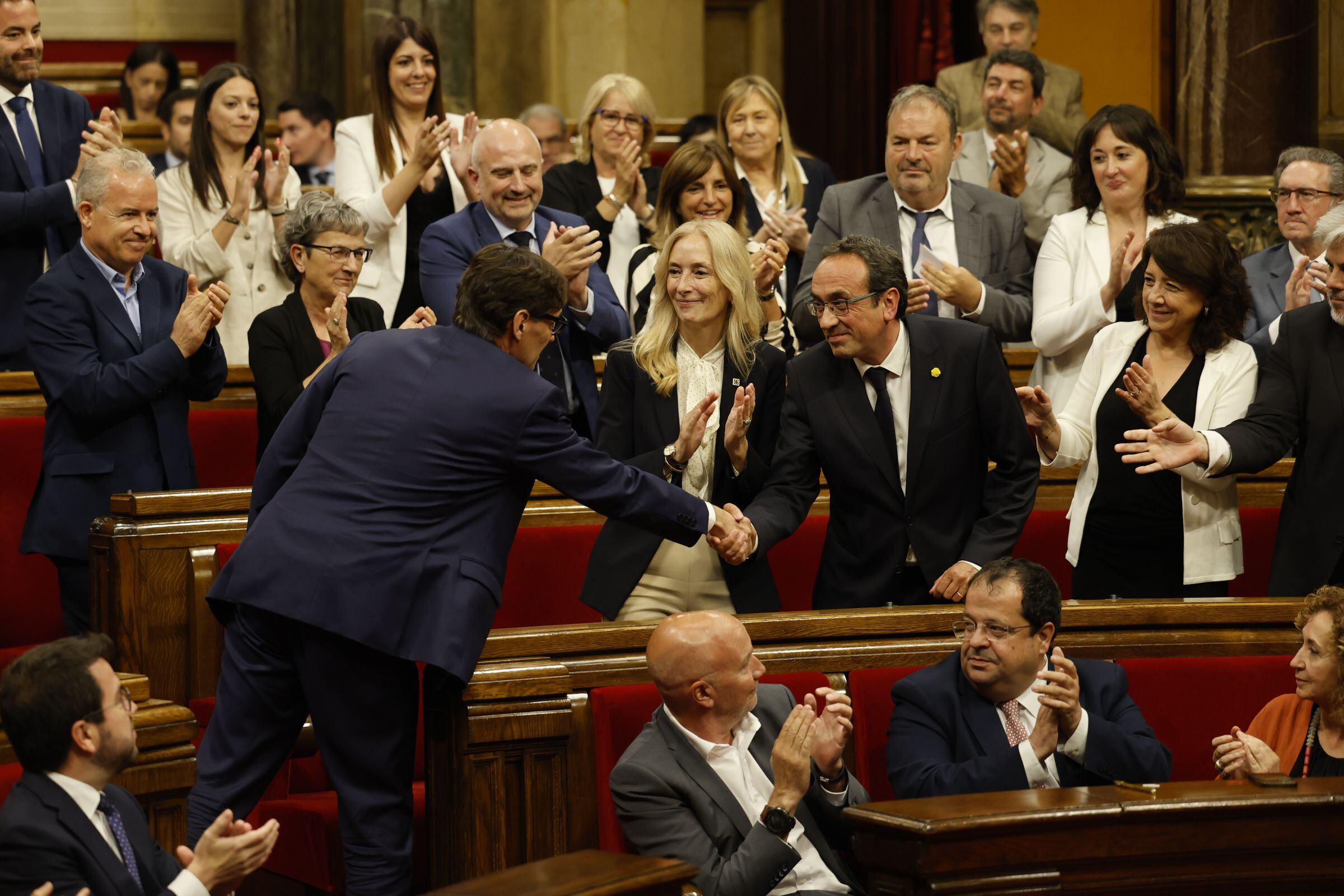 Un pacto independentista evita que el PSC lidere la Mesa y le da la presidencia del Parlament a Josep Rull