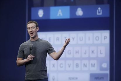 Mark Zuckerberg durante la conferencia de Facebook en San Francisco el pasado mes de marzo.