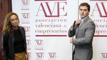 Carolina Punset y Albert Rivera, en una imagen de archivo.