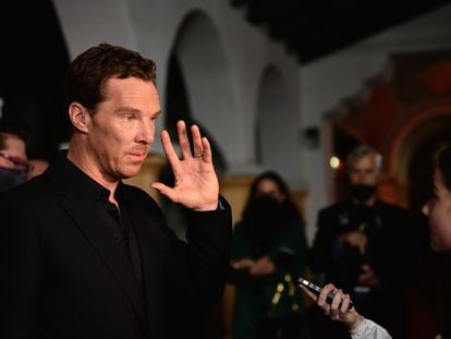 El actor Benedict Cumberbatch, durante el Festival Internacional de Cine de Santa Bárbara, el 9 de marzo de 2022.