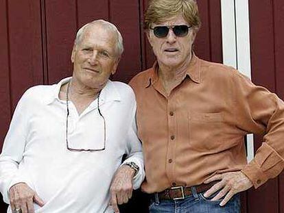 Paul Newman (izquierda) y Robert Redford.