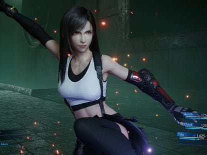 El personaje Tifa Lockhart en un fotograma del videojuego 'Final Fantasy VII Remake'.