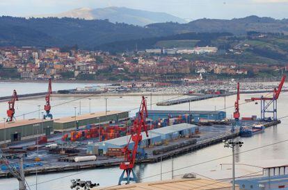 Vista del Puerto de Bilbao