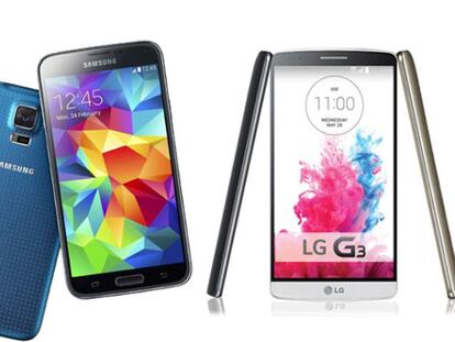 LG G3 y Samsung Galaxy S5 frente a frente