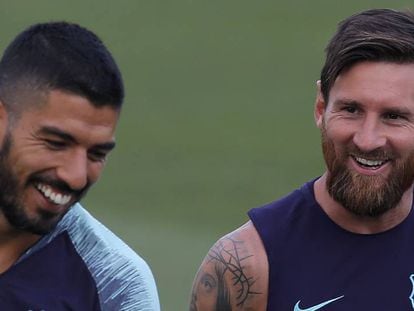 Messi y Luis Suárez podrían estrenarse en la Supercopa.
