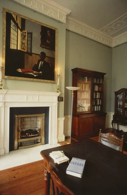 One of the rooms in the James Joyce Museum in Dublin.