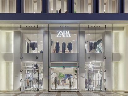 Boutique de Zara en Wangfujing, Pekin.
