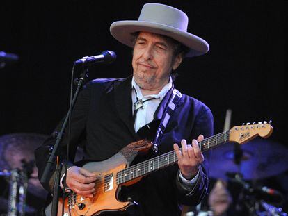 El cantautor Bob Dylan, durante una actuación en julio de 2012.