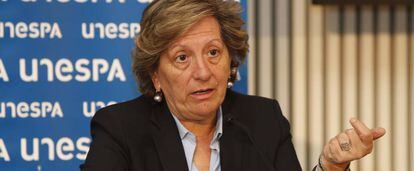 Pilar González de Frutos, presidenta de la patronal aseguradora (Unespa).