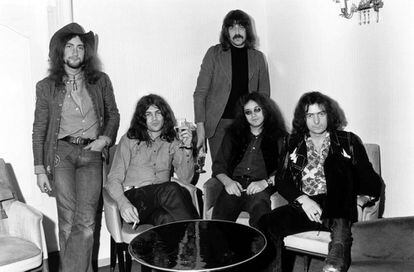 Deep Purple en 1972, cuando se editó 'Highway star'. De izquierda a derecha: Roger Glover, Ian Gillan, Jon Lord, Ian Paice y Ritchie Blackmore.