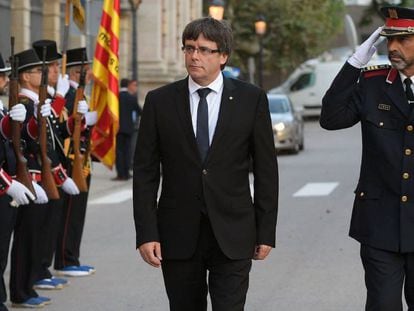 Puigdemont y Trapero, en una imagen de 2017.