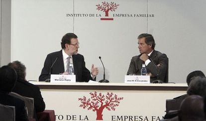 Rajoy y Entrecanales, en el Congreso del Instituto de Empresa Familiar