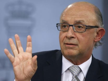 El ministro de Hacienda, Cristóbal Montoro.