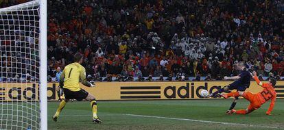 El gol de Iniesta contra Holanda, en Mundial de Fútbol de Sudáfrica.