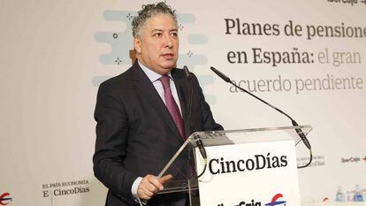 El secretario de Estado de la Seguridad Social, Tomás Burgos, en un acto organizado por Cinco Días