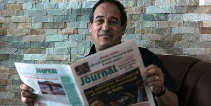 Hichem Abud, director de los dos diarios secuestrados en Argel por afirmar que el presidente Buteflika estaba en coma.