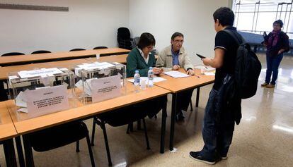 &Uacute;ltimas elecciones universitarias, celebradas  en la Aut&oacute;noma de Barcelona el pasado mes de mayo.