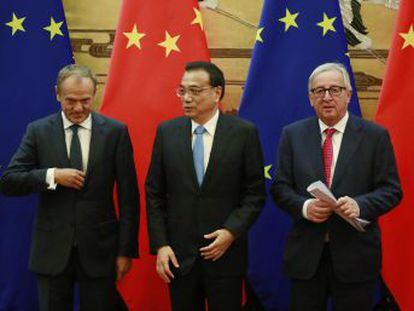 Pekín y Bruselas acuerdan trabajar en una reforma de la Organización Mundial del Comercio para preservar el sistema multilateral