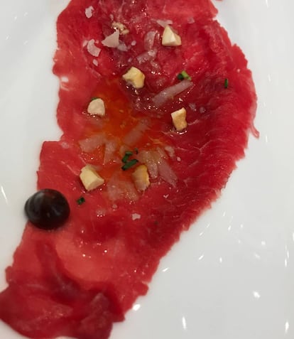 CARPACCIO DE PALADAR DE ATÚN / CAPEL