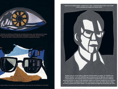 Imagen del cómic sobre Zeca Afonso 'Balada do desterro' (aCentral Folque), de Teresa Moure y Maria João Worm.