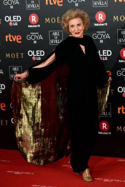 Marisa Paredes, una de las premiadas de la noche.