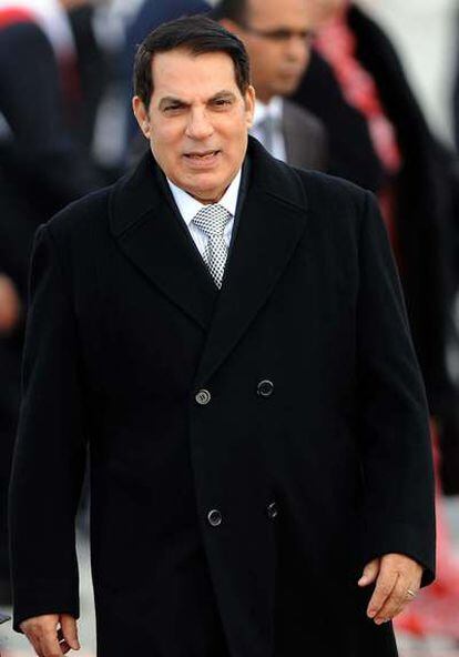 El expresidente Zine el-Abidine Ben Ali en una foto de archivo el pasado mes de diciembre.