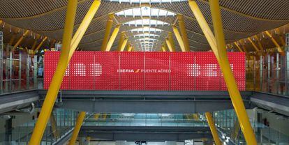 Terminal 4 del aeropuerto de Madrid Barajas.